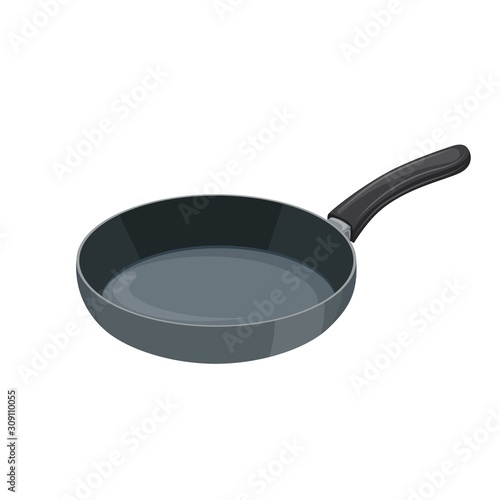 Vászonkép Frying pan icon