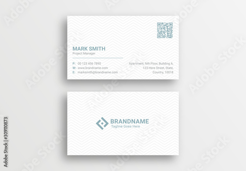 Clean Corporate Business Card Design Template