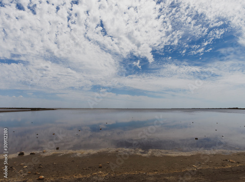 Sous le ciel de Camargue. Entre mer et   tangs saum  tres  lagunes  cordon sableux et dunes