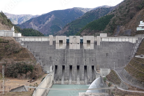 Pictures along Oigawa railway (Japanese local railway)