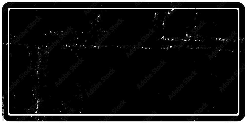 Obraz premium Grunge rubber stamp rectangular. Black background for text, label, icons