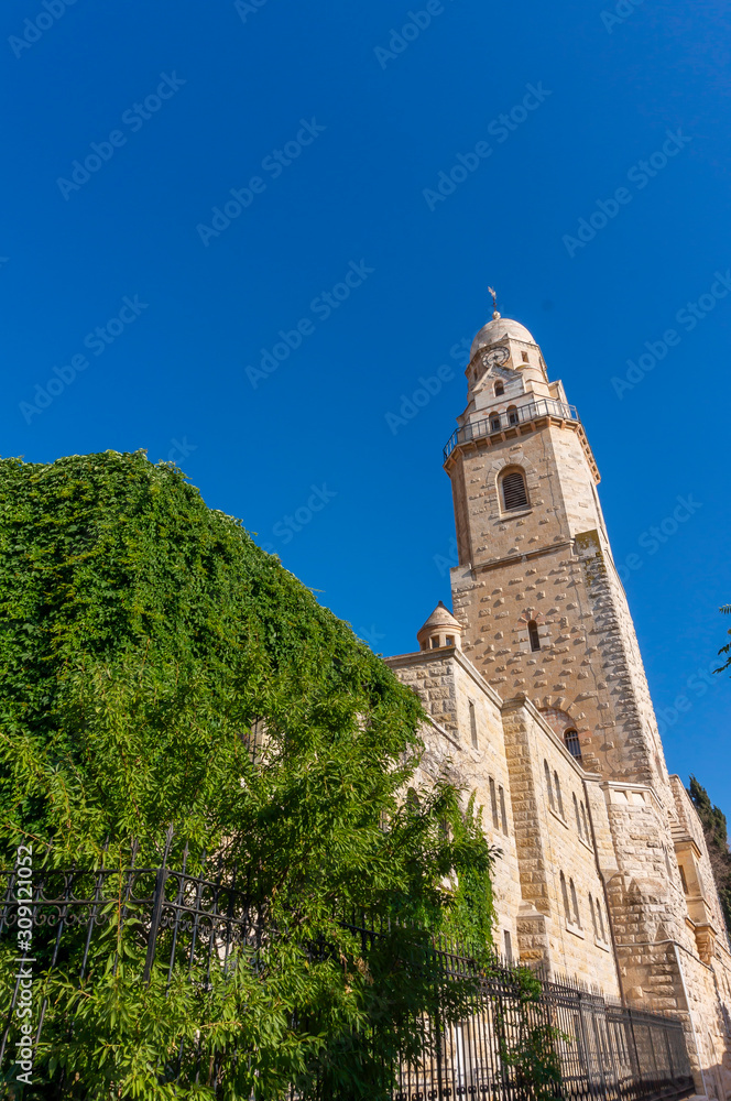 Abbey of the Dormition in Jerusalem on Mt. Zion