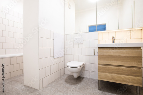 small bathroom with white toilet