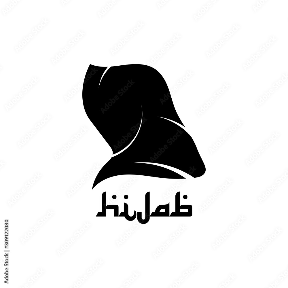 Muslimah hijab Logo template vector illustration design Muslimah hijab Logo template vector illustration design