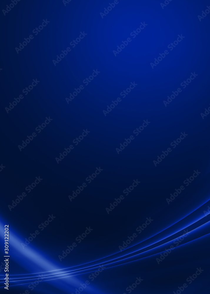 Dark abstract background with neon lines, glow. Blue blurred background, light effects. Dark abstract background with neon lines, glow. Blue blurred background, light effects.