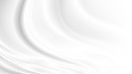 White cloth background with copy space