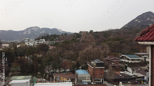 View of Seoul from Bukchon.
