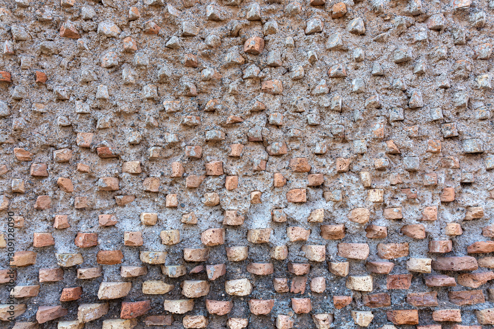 Fototapeta premium Abstract texture of ancient brick wall