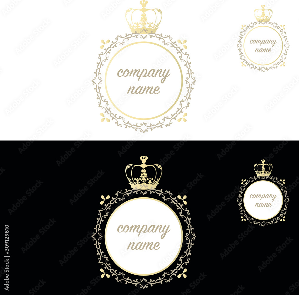 crown logo, korona logo, luxury crown logo,luksusowa korona logo, Stock  Vector | Adobe Stock