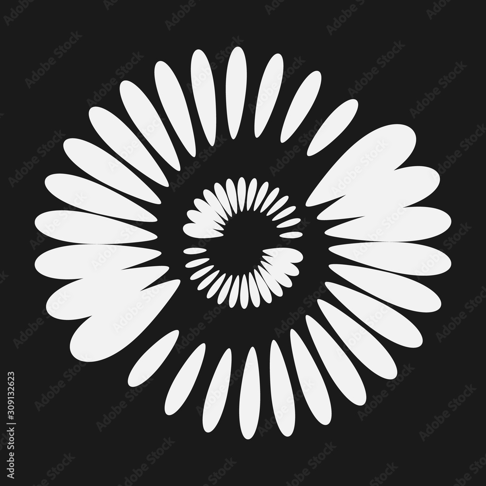 Abstract mandala flower design for element decoration Abstract mandala flower design for element decoration