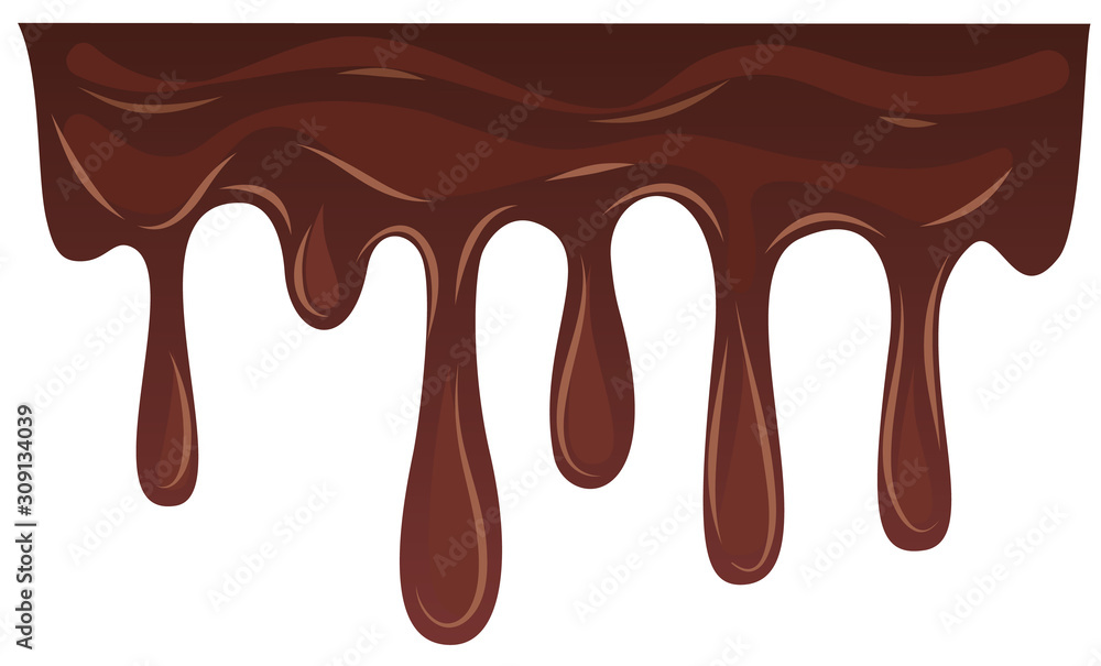 Chocolate dripping Chocolate dripping