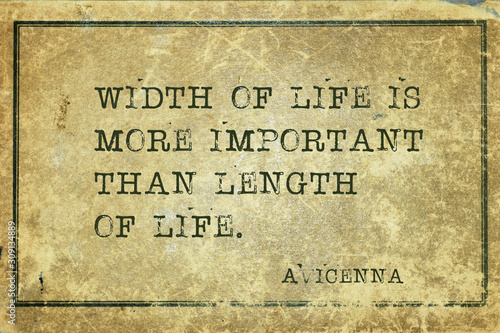 width of life Avicenna photo