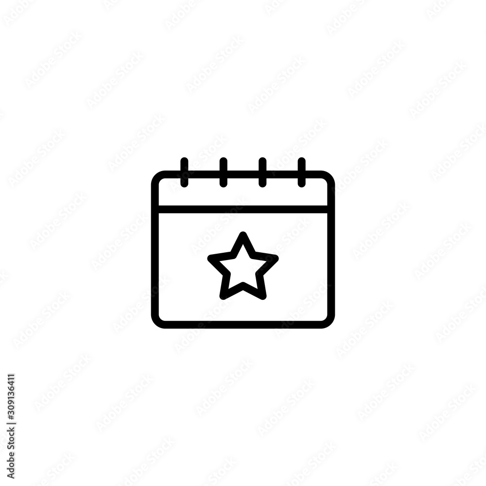 Calendar Isolated Flat Web Mobile Icon, Sign, Symbol, Button, Element, Vector illustration. Calendar Isolated Flat Web Mobile Icon, Sign, Symbol, Button, Element, Vector illustration.