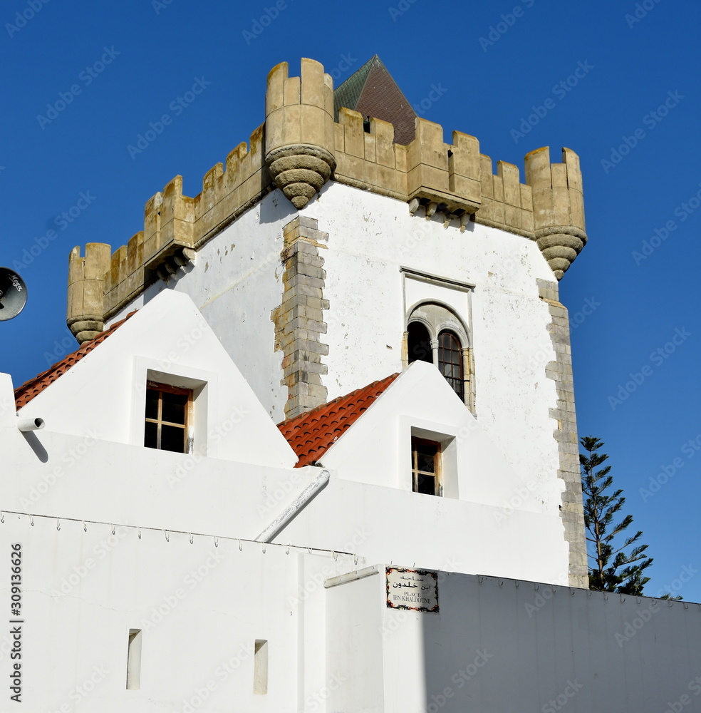 Fototapeta premium Fortress tower in Assilah, Morocco