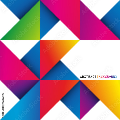 Kolorowe origami. Abstrakcyjne tło wektor.