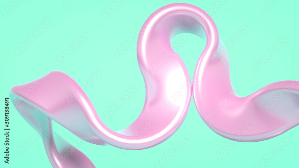 Beautiful background with geometric shape. 3d illustration, 3d rendering.