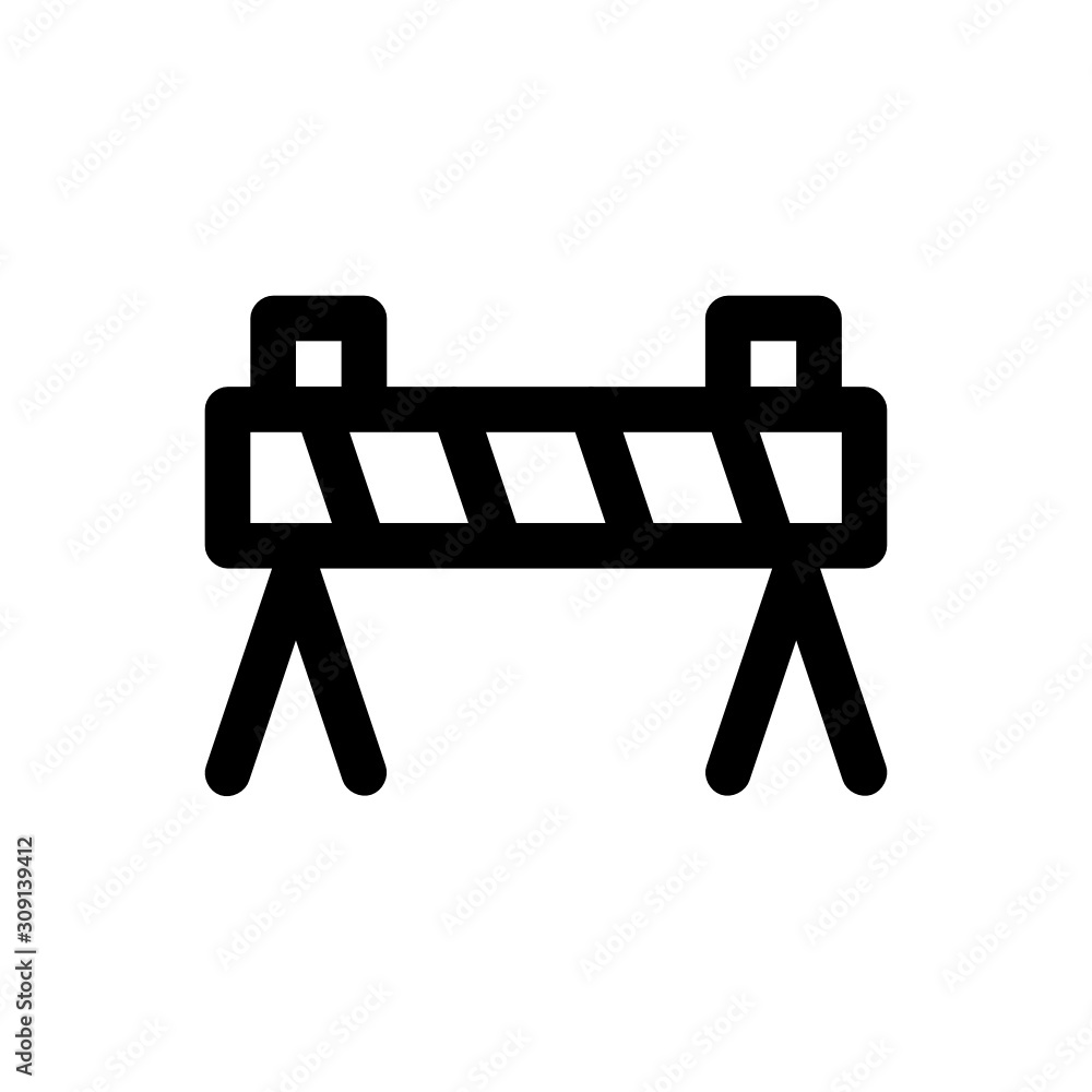obstacles icon wih line style obstacles icon wih line style