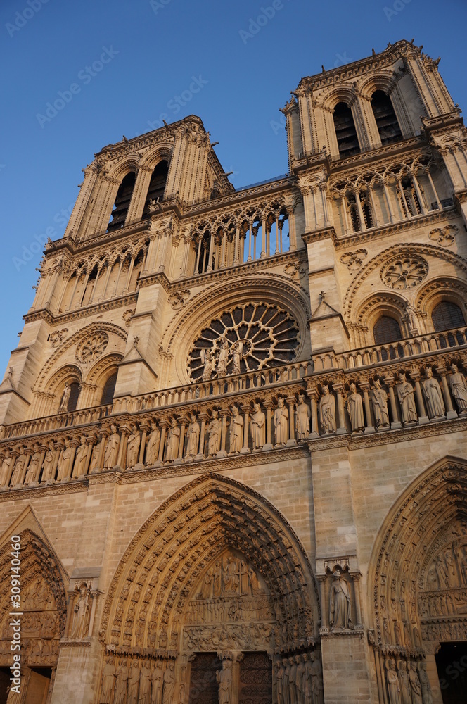 Notre Dame  at initial state before fire