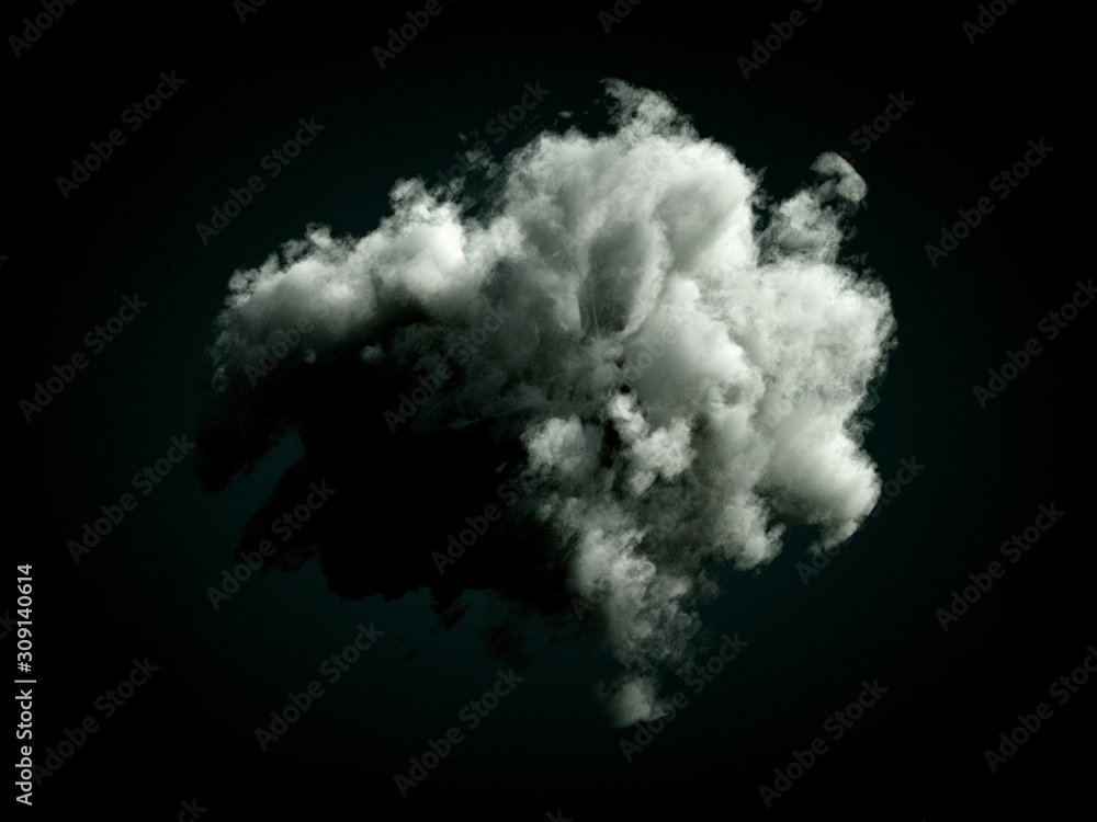 Cloud isolated, steam, smoke. 3d illustration, 3d rendering. Cloud isolated, steam, smoke. 3d illustration, 3d rendering.