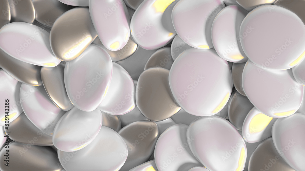 Beautiful background with beads, particles and simulation. 3d illustration, 3d rendering. Beautiful background with beads, particles and simulation. 3d illustration, 3d rendering.