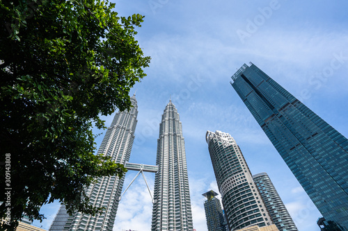 Photography city skyline in kuala lumpur