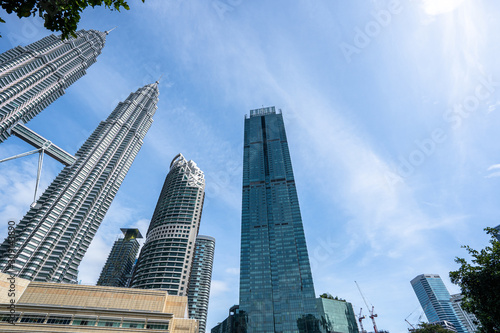 Photography city skyline in kuala lumpur