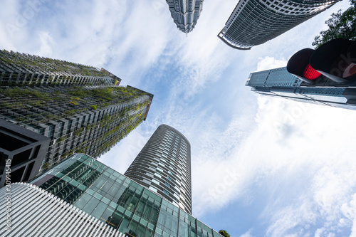 Photography city skyline in kuala lumpur