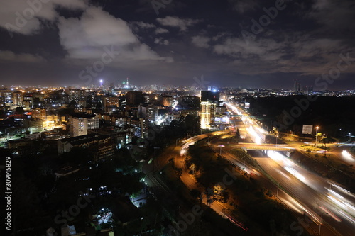 Nairobi city at night