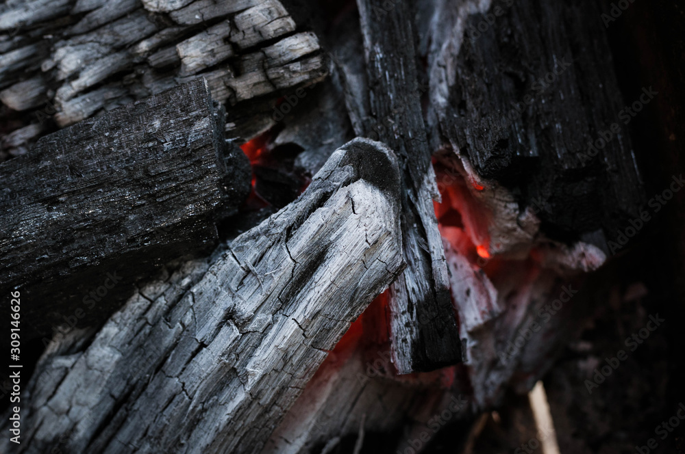 Obraz premium coal on fire