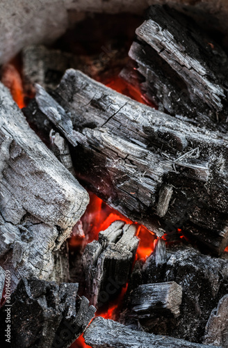 coal on fire © Apilak