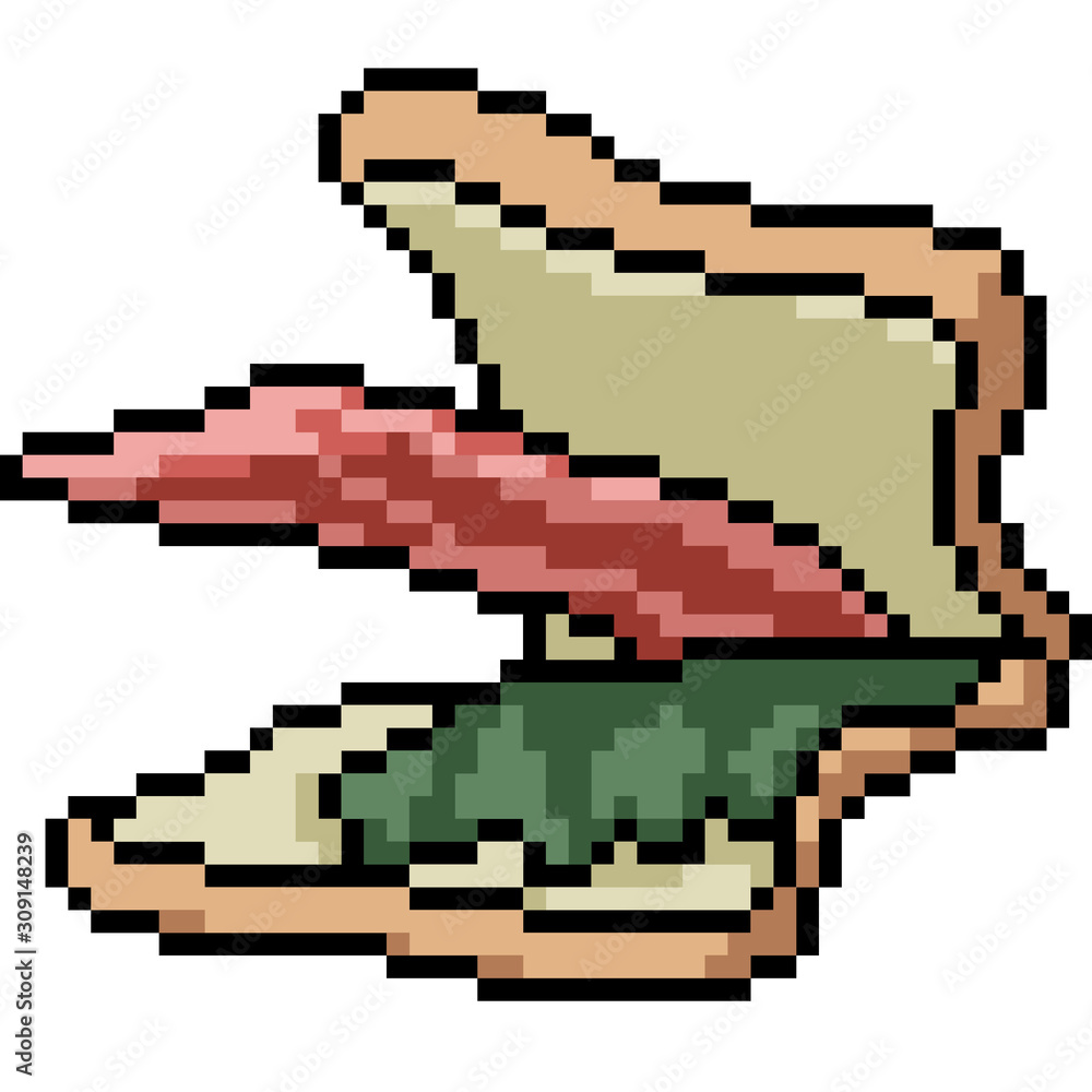 Obraz premium vector pixel art sandwich