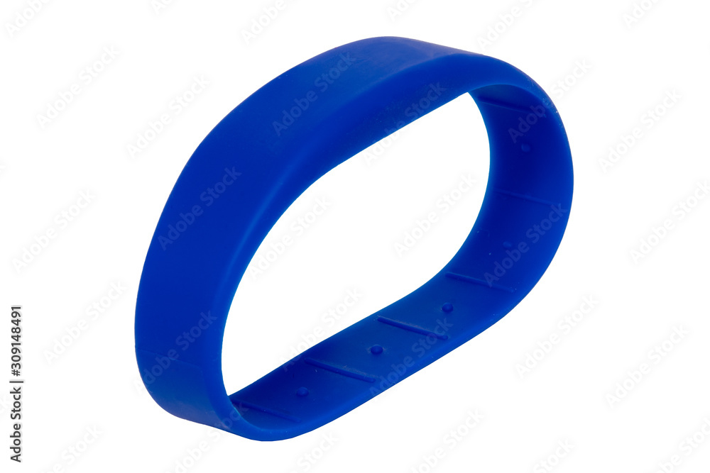Fitness tracker. Close-up of a blue smart fitness bracelet isolated on a white background. Modern activity fitness tracker. Health concept. Macro photograp. Fitness tracker. Close-up of a blue smart fitness bracelet isolated on a white background. Modern activity fitness tracker. Health concept. Macro photograp.