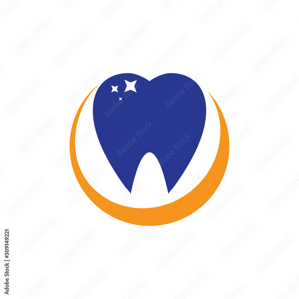 DENTAL LOGO VECTOR ILUSTRATION TEMPLATE. DENTAL LOGO VECTOR ILUSTRATION TEMPLATE.