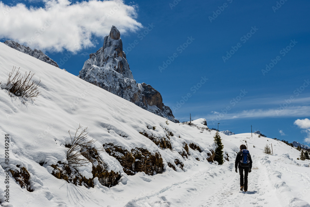 Trentino, escursione invernale sulle Pale