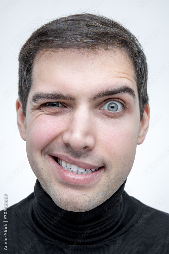 Obraz premium portrait of young man isolated on white background