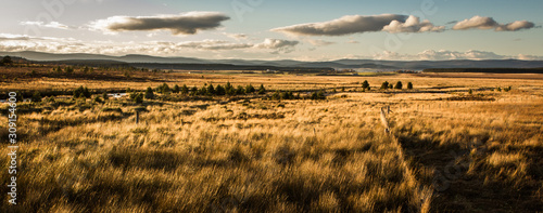 Sunset on scottish landscape, Aviemore, Scotland, United Kingdom