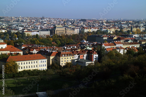 ペトシーンの丘から見たプラハ市街