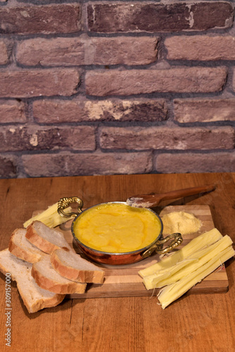 trabzon local food well bread bread moment tea ( KUYMAK MIHLAMA MUHLAMA )