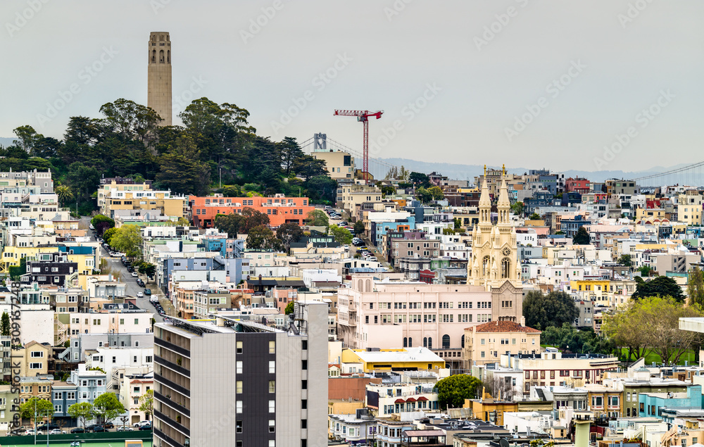 Panorama of San Francisco, California
