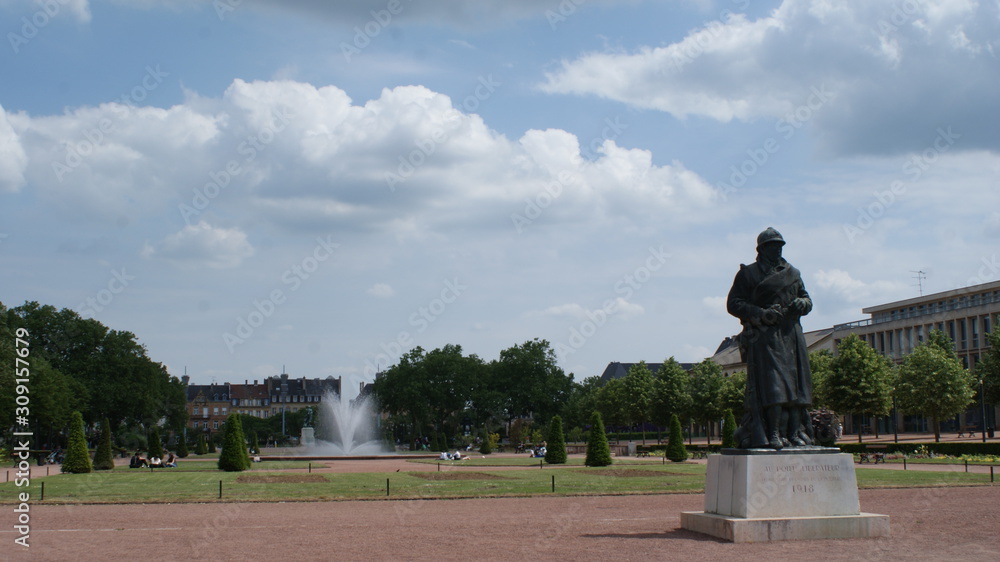 Metz is a beautiful city in Lorraine, France