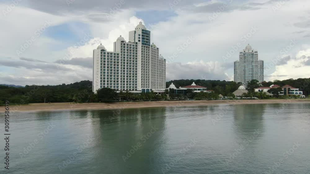 Beautiful Cinematic aerial view of Panama City landscapes Beautiful Cinematic aerial view of Panama City landscapes