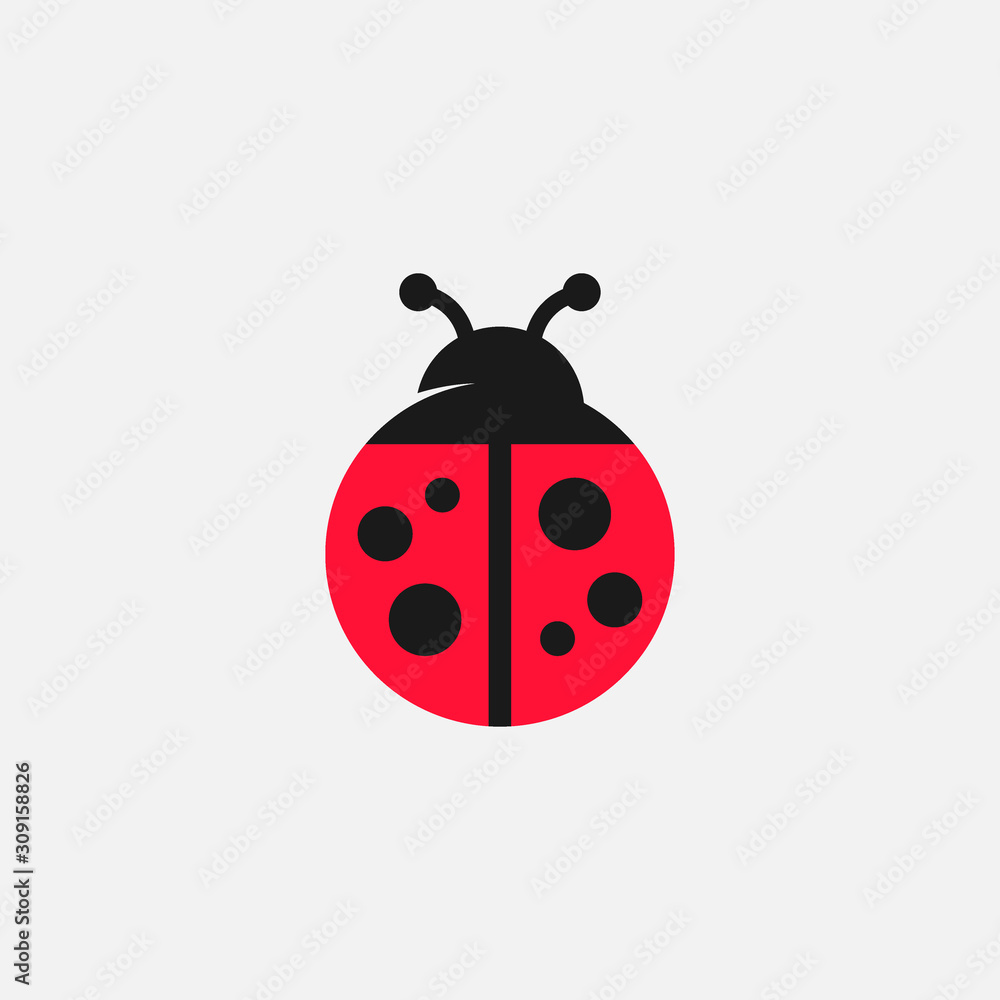 Lady bug vector icon, Lady bug logo design, cute icon, simple icon, tiny logo icon, red lady bug sign, cute colorful ladybird Lady bug vector icon, Lady bug logo design, cute icon, simple icon, tiny logo icon, red lady bug sign, cute colorful ladybird