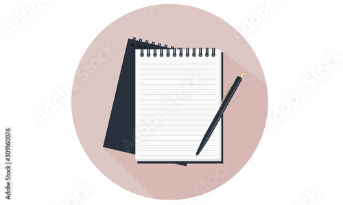 メモ帳　メモ　フラット