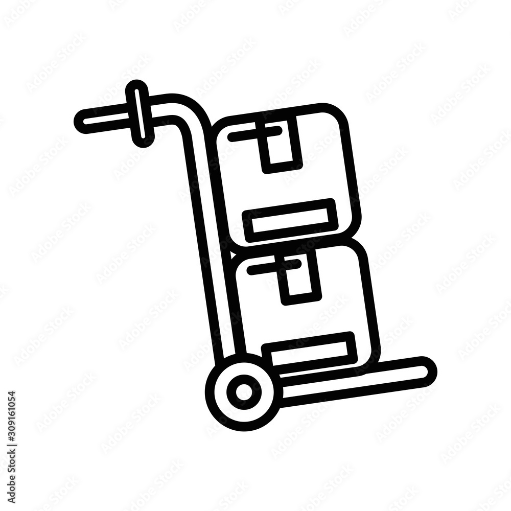 cart with box carton postal service cart with box carton postal service