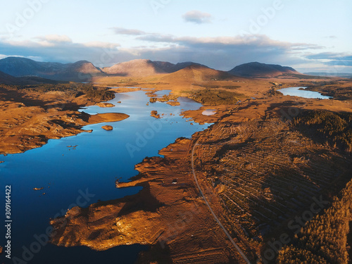 landscape of connemara national park