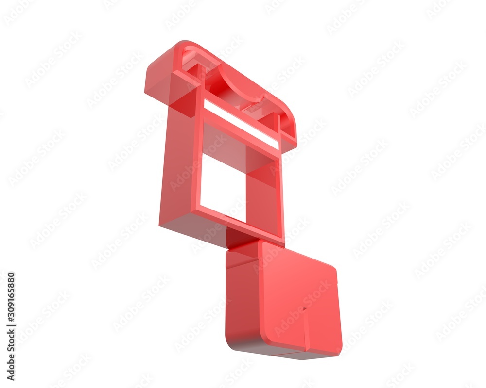3d illustration of soccer austria shirt icon 3d illustration of soccer austria shirt icon