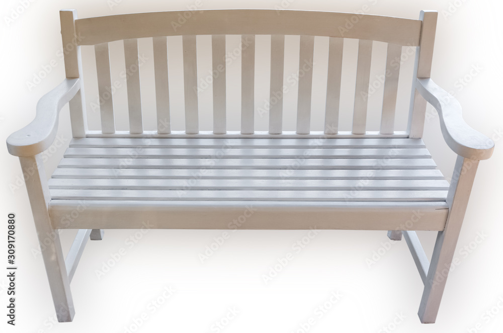 bench isolated on white background