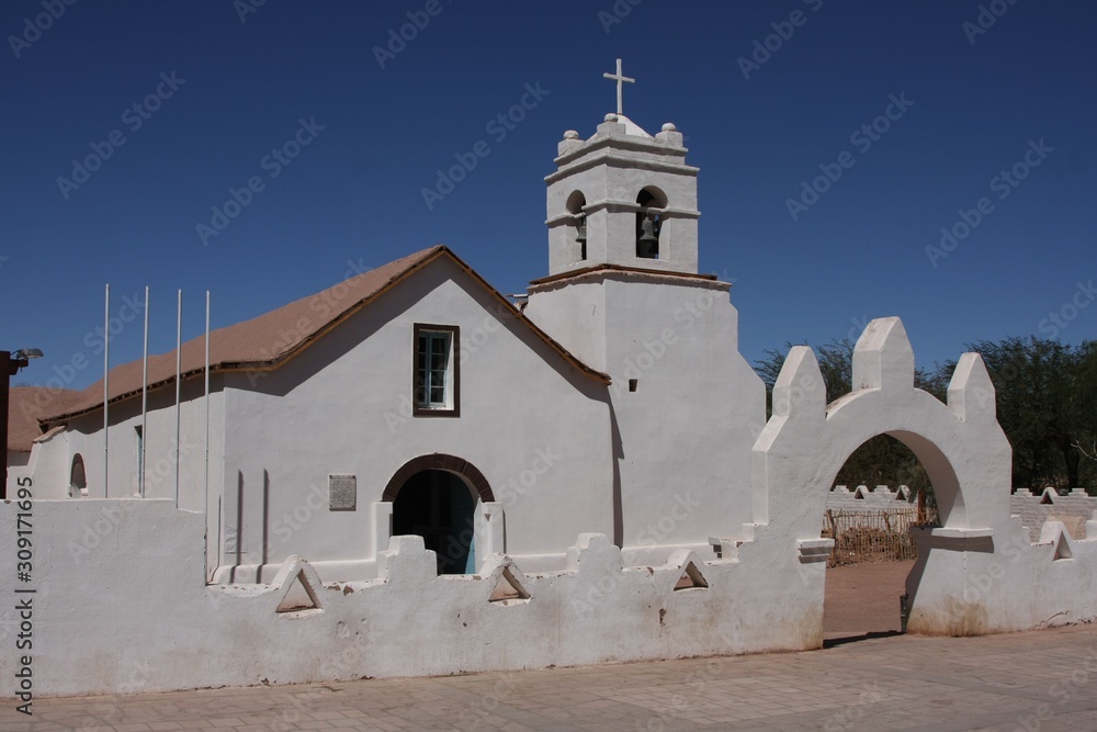Kirche San Pedro in San Pedro de Atacama, Chile