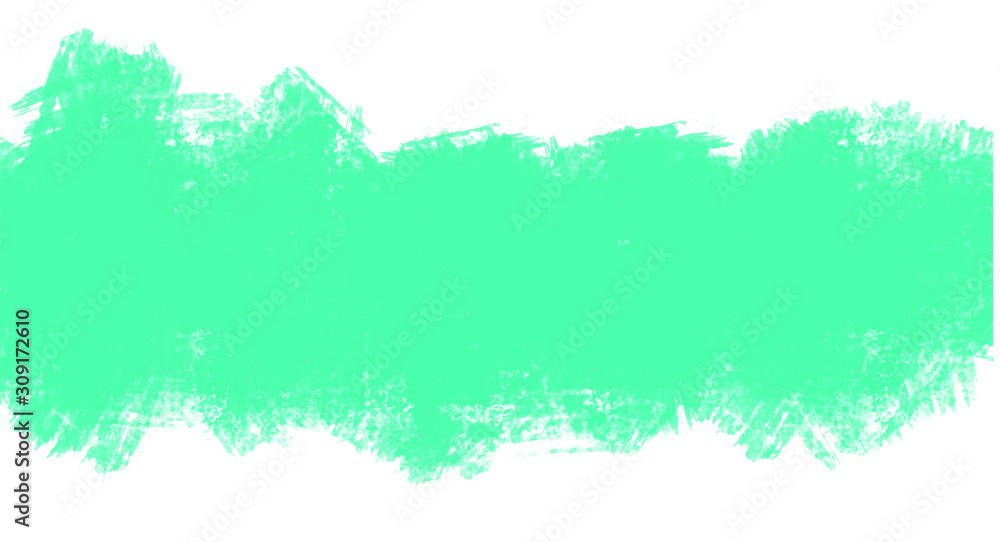 Green watercolor background for your design, watercolor background concept, vector.
