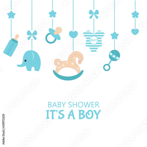 Baby shower invitation card